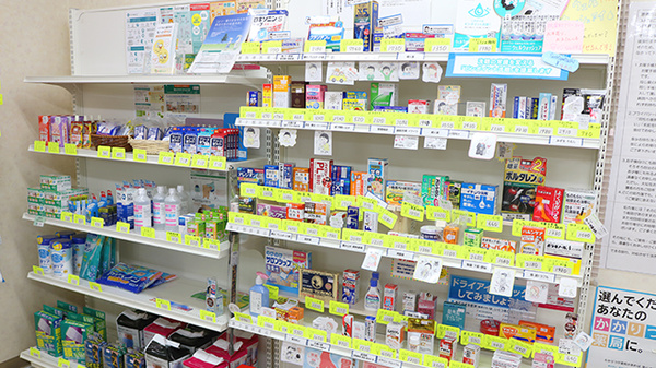花・花薬局　浅沼店（旧オリーブ薬局）の一般医薬品