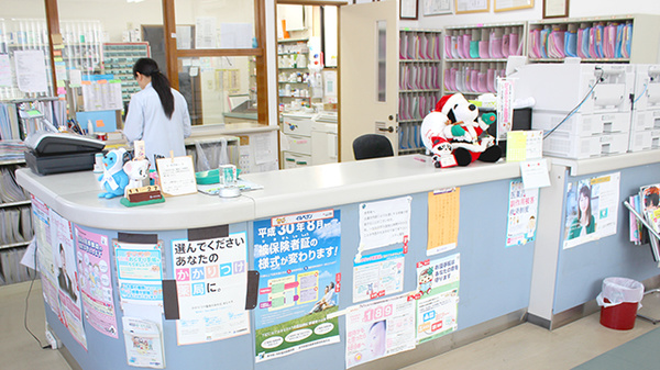 シティ薬局　末広店の受付/カウンター