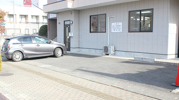 シティ薬局　末広店の駐車場
