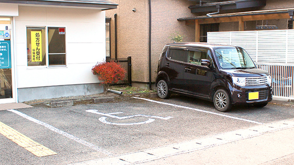 シティ薬局町島店の駐車場