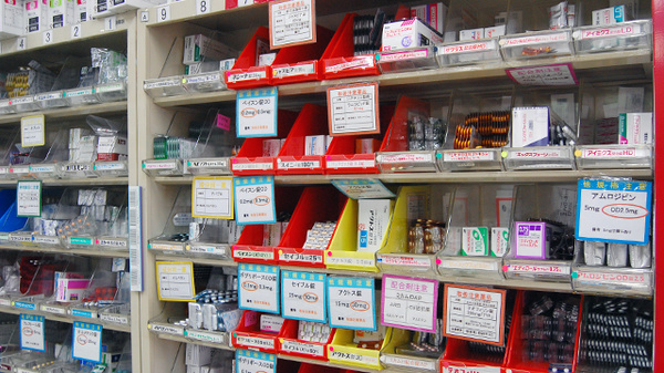 ピノキオ薬局　黒磯店の薬棚