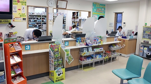 ピノキオ薬局　鹿沼南店の受付/カウンター