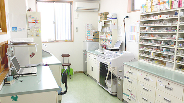ペパーミント薬局の調剤室