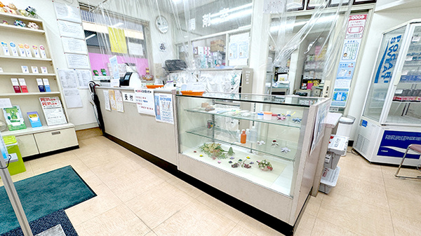 銀星薬局　西口店の受付/カウンター