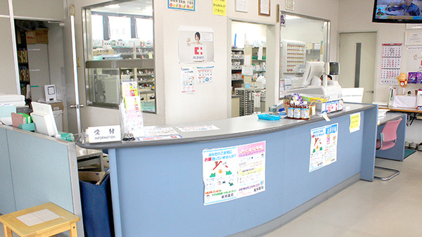 東邦薬局宇都宮野沢店の受付/カウンター