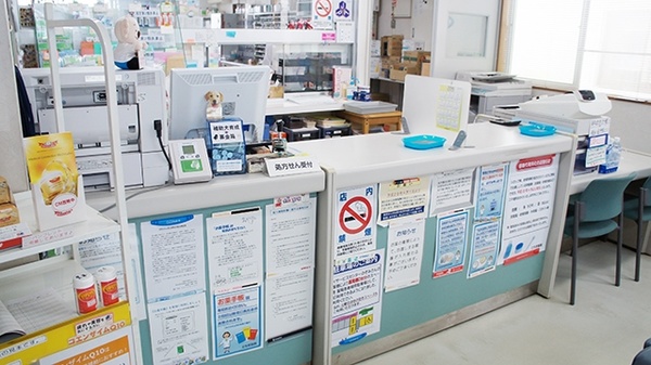 とちぎ薬局　日光店の受付/カウンター