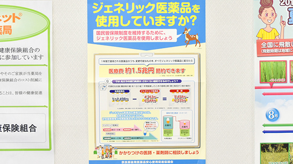 サン薬局　学園前店のジェネリック対応