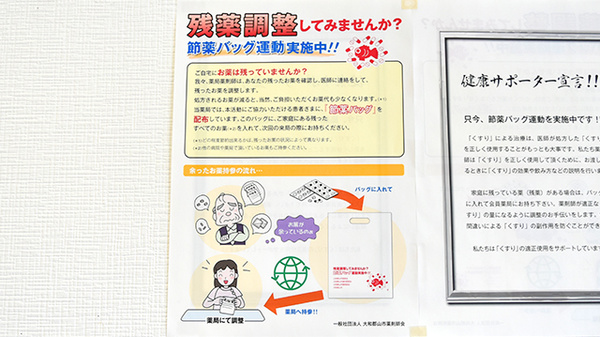 サン薬局 JR郡山店の残薬回収サービス