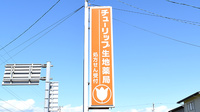 チューリップ生地薬局の看板