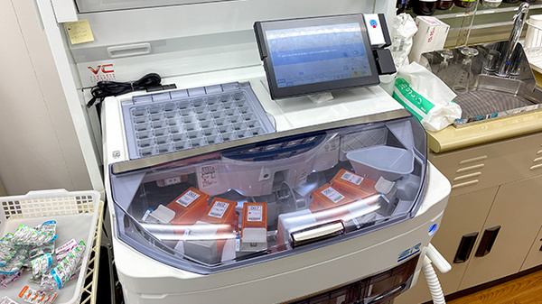チューリップ東上関薬局の調剤器具