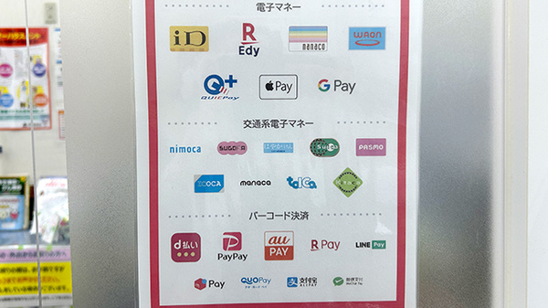 サンキュードラッグ　黒崎駅前薬局の電子マネー/スマホ決済対応