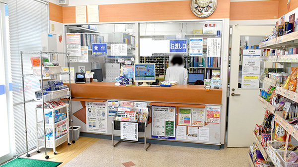 サンキュー薬局　長谷店の受付/カウンター