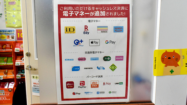 サンキュー薬局　門司港店の電子マネー/スマホ決済対応
