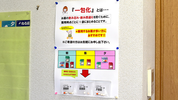 有限会社ハロー薬局前原店の一包化対応