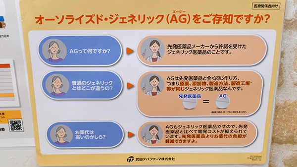 有限会社ミナミ調剤薬局のジェネリック対応
