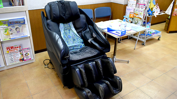 医療センター前薬局のマッサージチェア