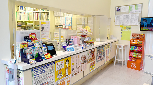 一心堂薬局の受付/カウンター