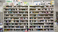 平成堂薬局榎津店の薬棚