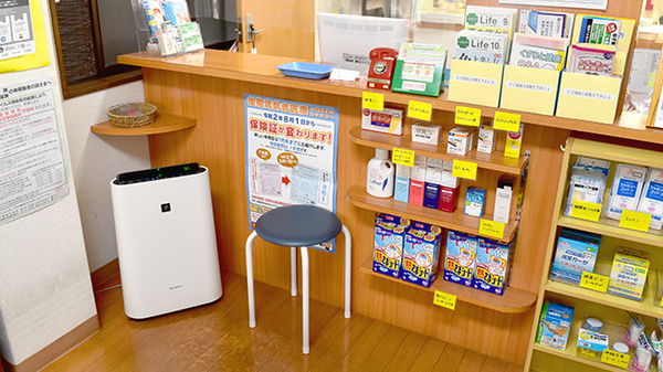 中村薬局日吉店の受付/カウンター