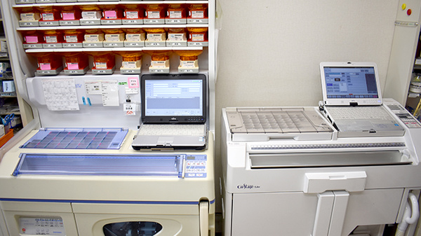 アイル薬局須賀川店の調剤器具