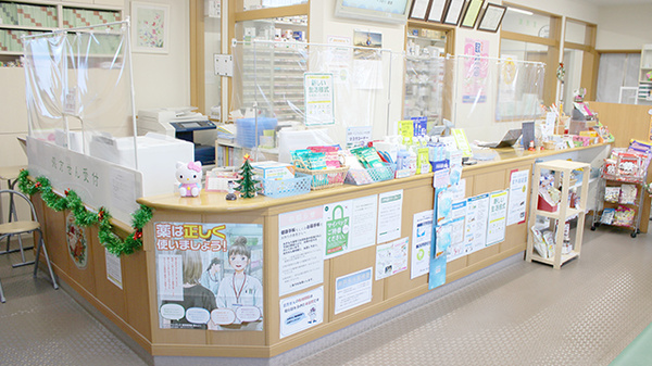 あすなろ薬局の受付/カウンター