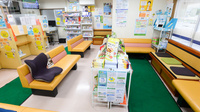 クオール薬局喜多方店の待合スペース