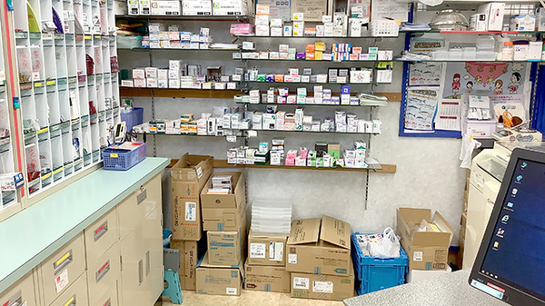 グレイス薬局の調剤室