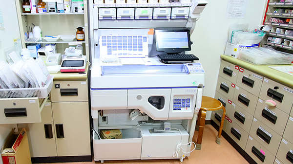 しおかわ調剤薬局の調剤器具