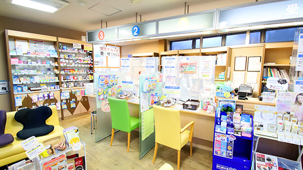 トリム薬局　山鹿店の受付/カウンター