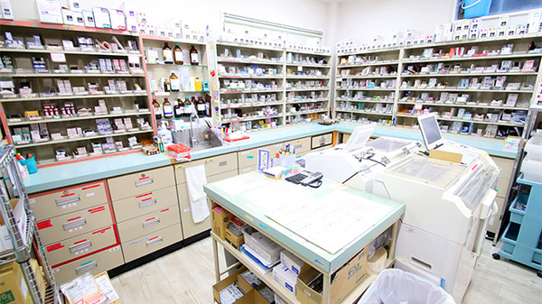 トリム薬局　山鹿店の調剤室