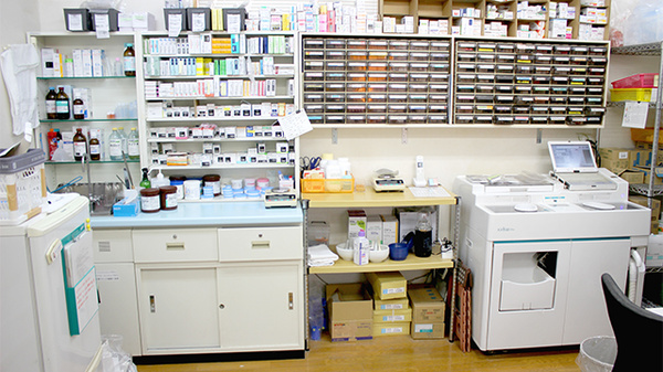 株式会社ユモト薬局上関店の調剤室