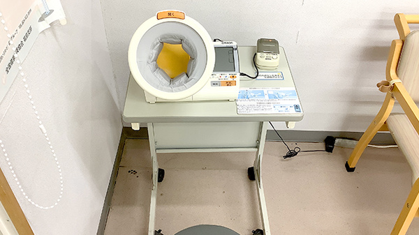 西町調剤薬局の血圧計