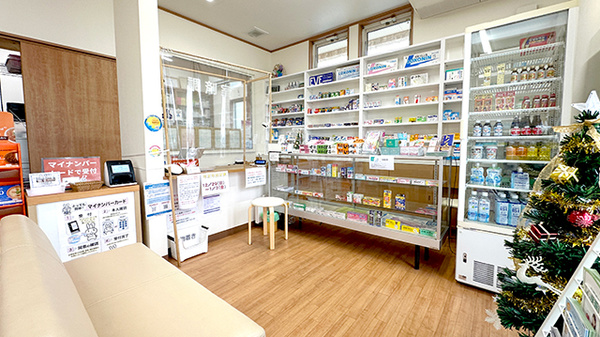船戸薬局の受付/カウンター