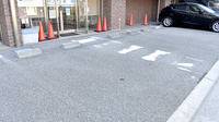 アルファ薬局の駐車場