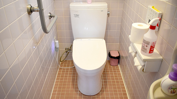うえの調剤薬局のお手洗い
