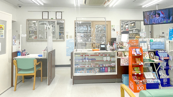 ゴダイ薬局 江本店の受付/カウンター