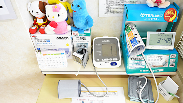 ゴダイ調剤薬局 日赤前２号店の血圧計