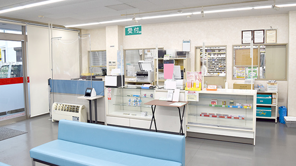 ゴダイ調剤薬局 日赤前２号店の受付/カウンター