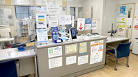 こづち薬局の受付/カウンター