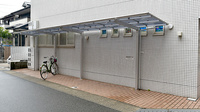 サンビル調剤薬局の駐輪場