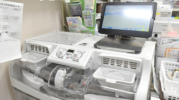 ジェームス山パール薬局の調剤器具
