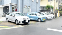 ジェームス山パール薬局の駐車場