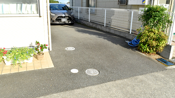つくし薬局の駐車場