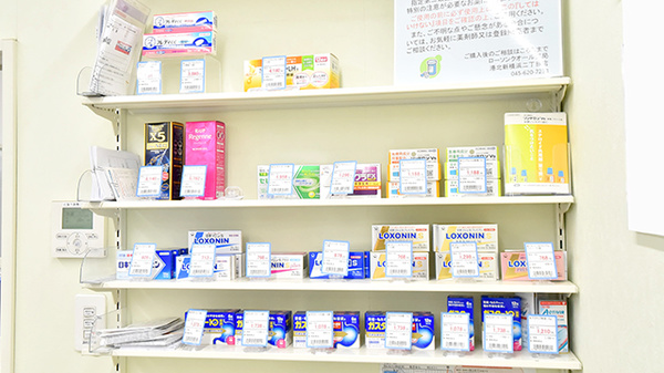 ローソンクオール薬局港北新横浜二丁目店の一般医薬品