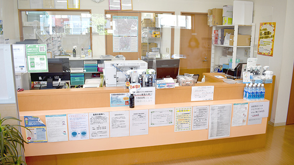 まごころ薬局下鶴間店の受付/カウンター