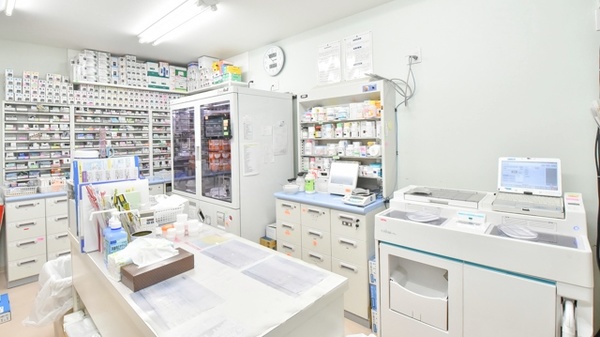 フルール薬局の調剤室