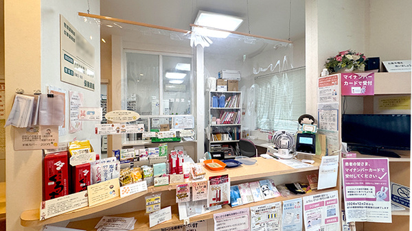 カンナ薬局の受付/カウンター