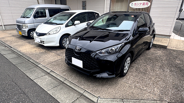 カンナ薬局の駐車場