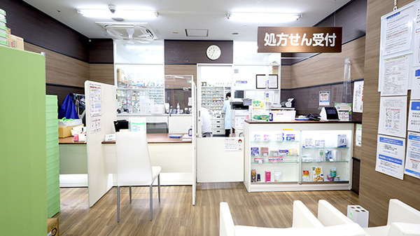 薬のヒグチ薬局 住吉駅前店の受付/カウンター