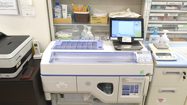 吉田薬局芦屋店の調剤器具